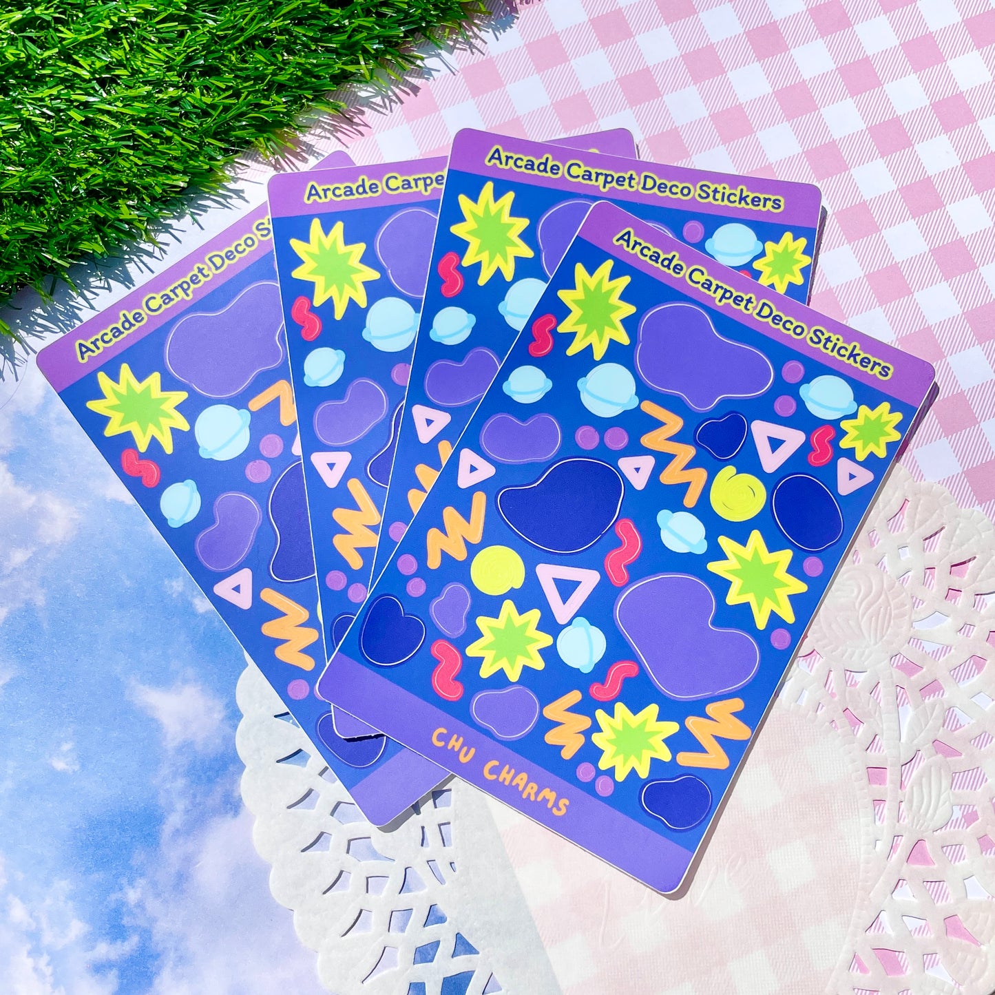 Arcade Carpet Deco Sticker Sheet