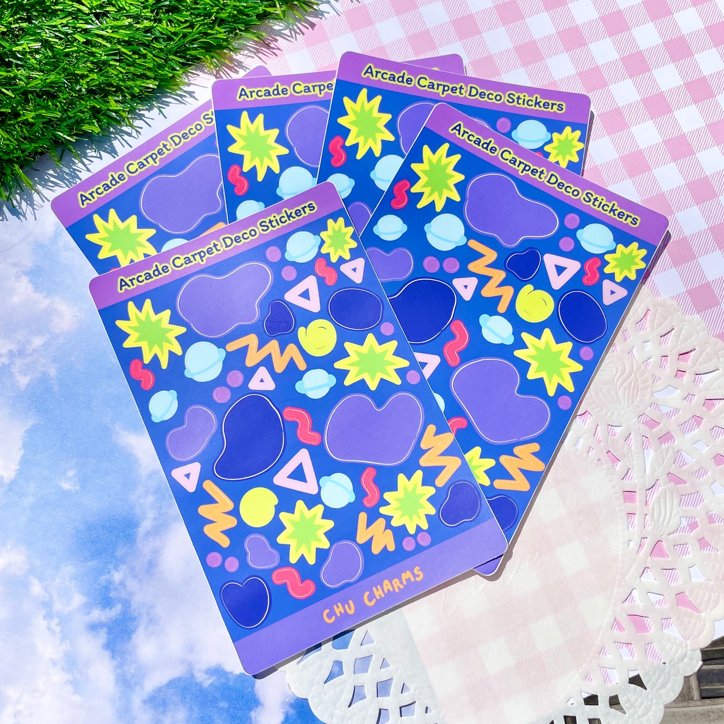 Arcade Carpet Deco Sticker Sheet