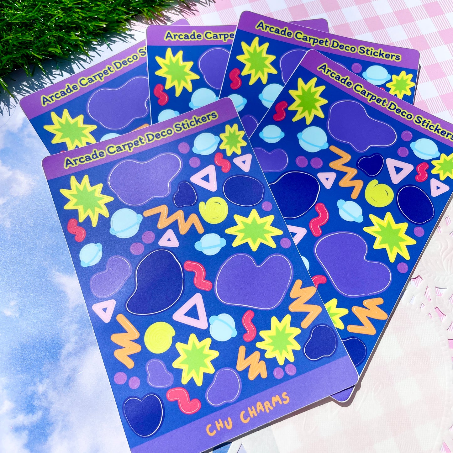 Arcade Carpet Deco Sticker Sheet