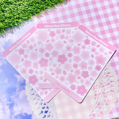 Sakura Deco Sticker Sheet