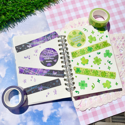 Lucky Clover Foil Washi Tape