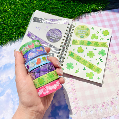 Lucky Clover Foil Washi Tape