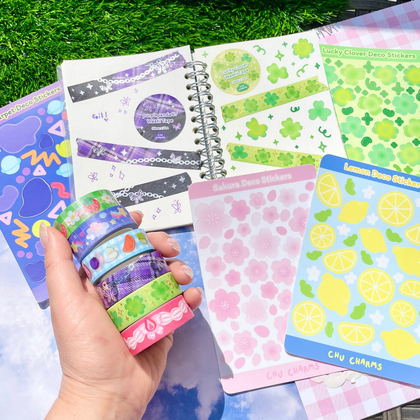 Lemon Deco Sticker Sheet