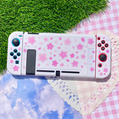 Sakura White Nintendo Switch Case