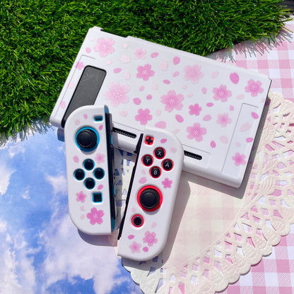 Sakura White Nintendo Switch Case