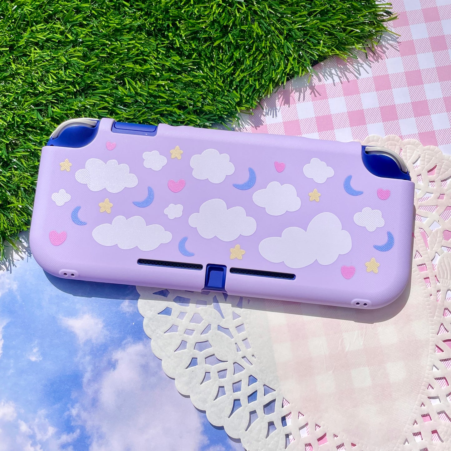 Purple Dreamy Cloud Nintendo Switch Lite Case
