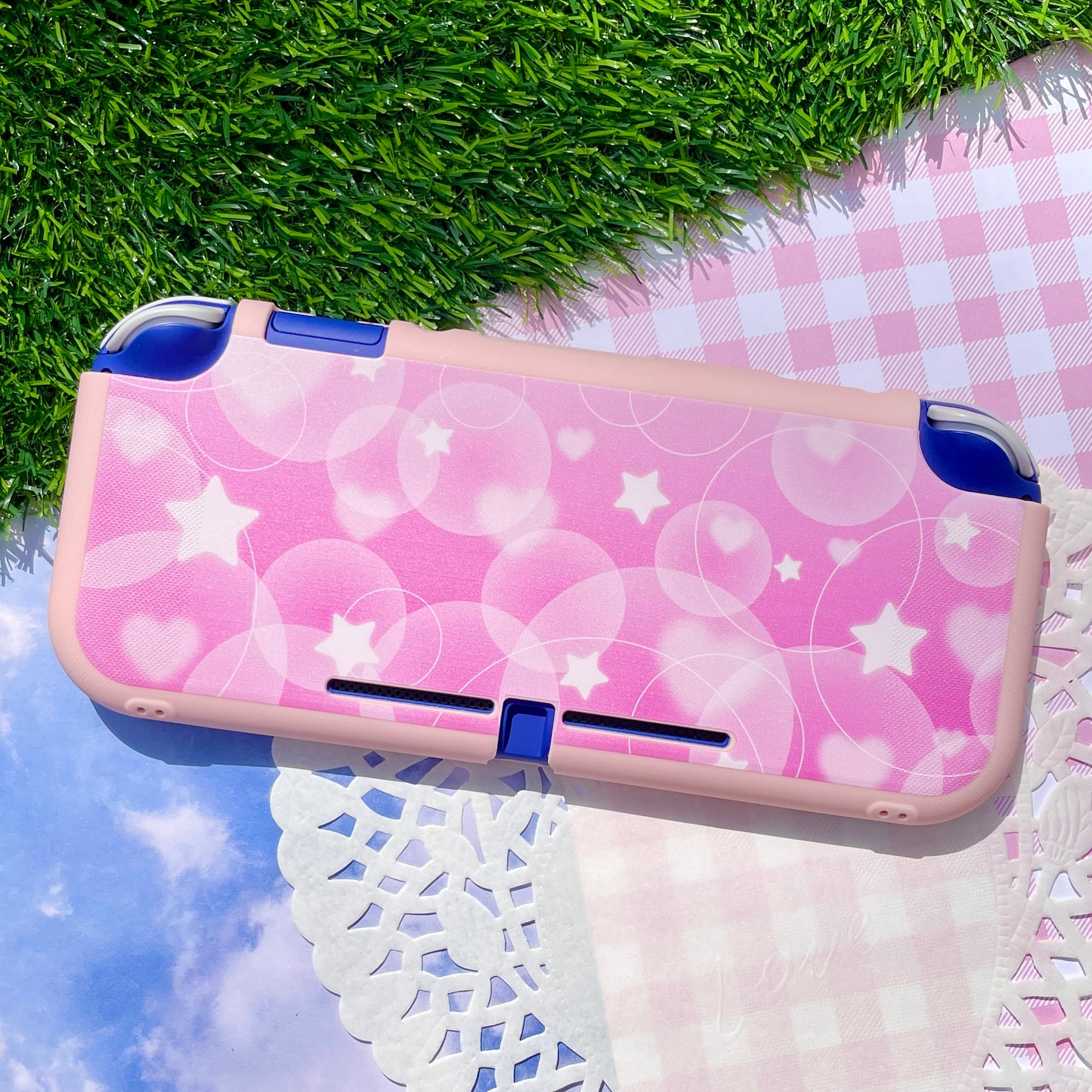 Pink Bubble Nintendo Switch Lite Case