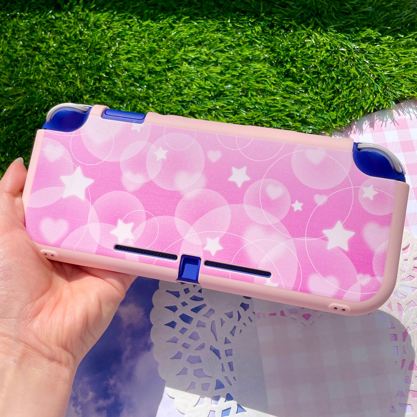 Pink Bubble Nintendo Switch Lite Case