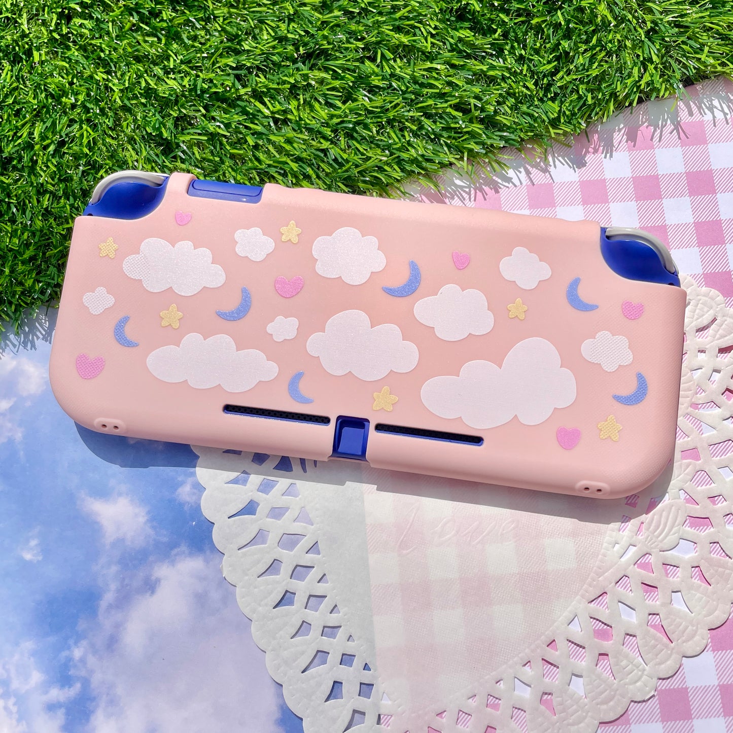 Pink Dreamy Cloud Nintendo Switch Lite Case