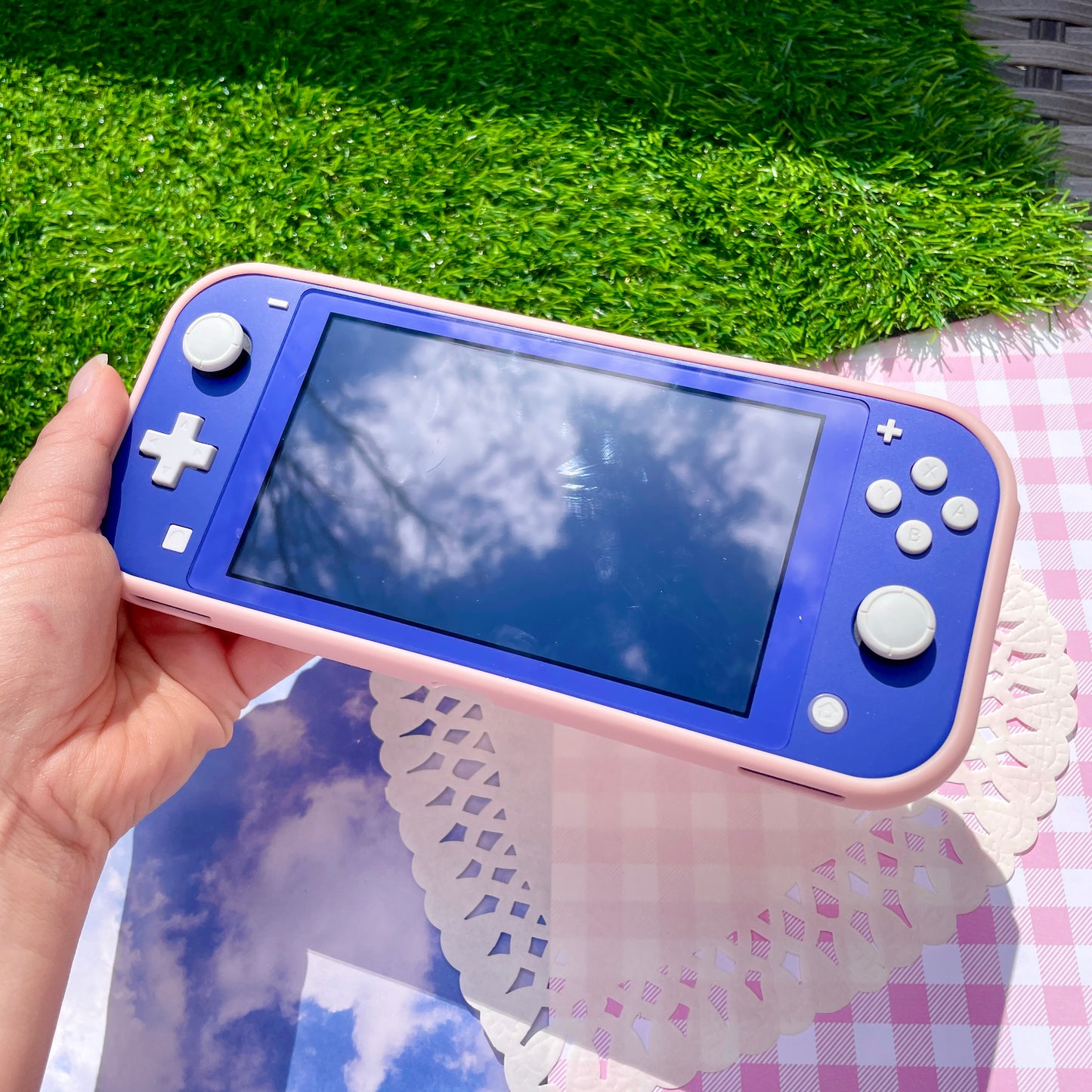 Pink Dreamy Cloud Nintendo Switch Lite Case