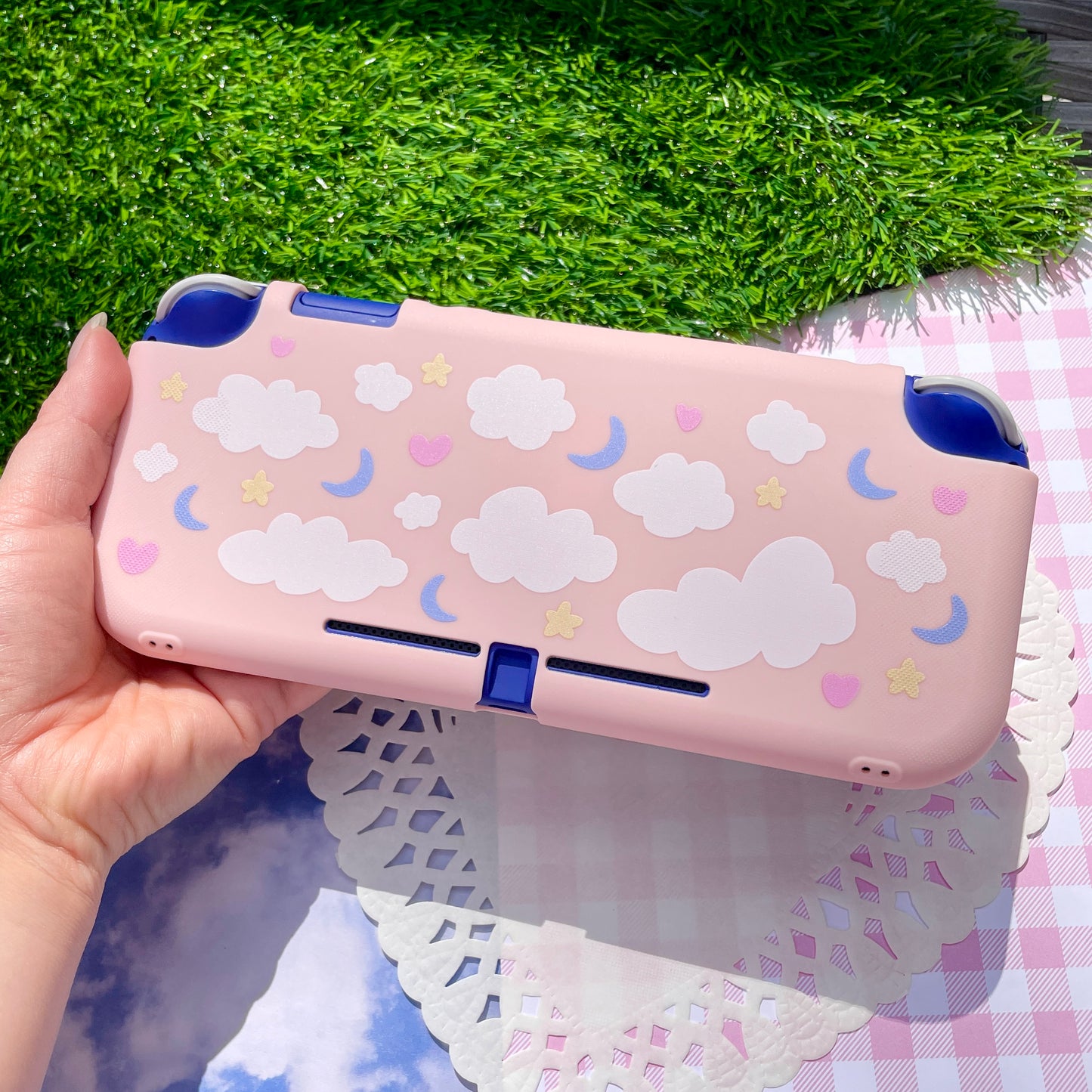Pink Dreamy Cloud Nintendo Switch Lite Case