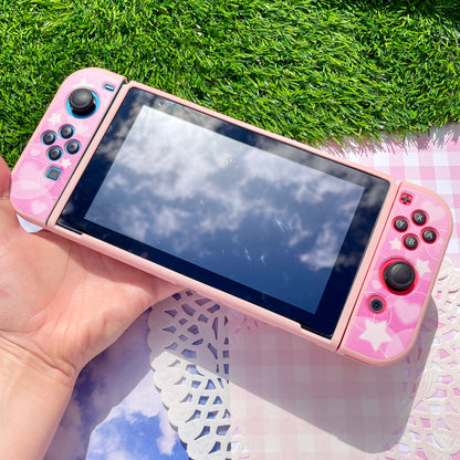 Pink Bubble Nintendo Switch Case
