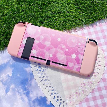 Pink Bubble Nintendo Switch Case