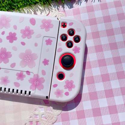 Sakura White Nintendo Switch OLED Case