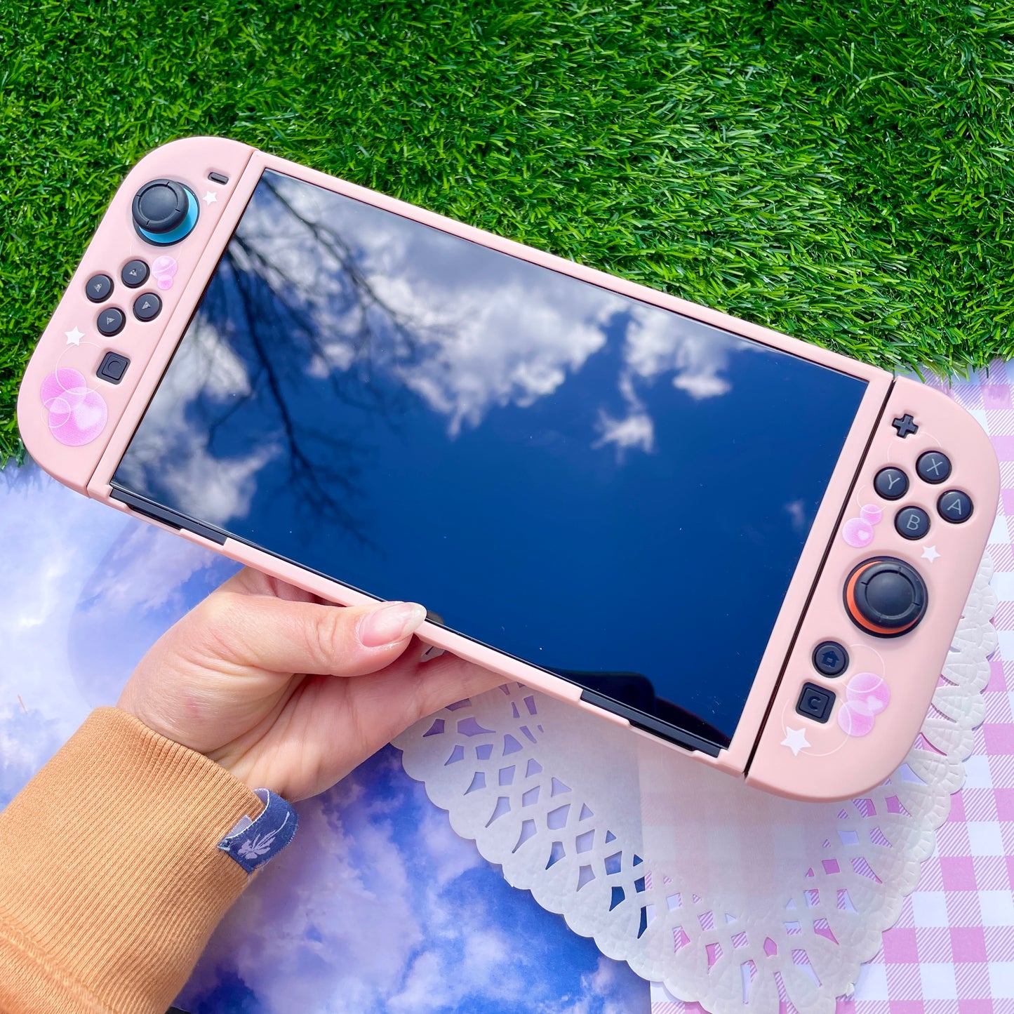 Pink Bubble Nintendo Switch 2 Case