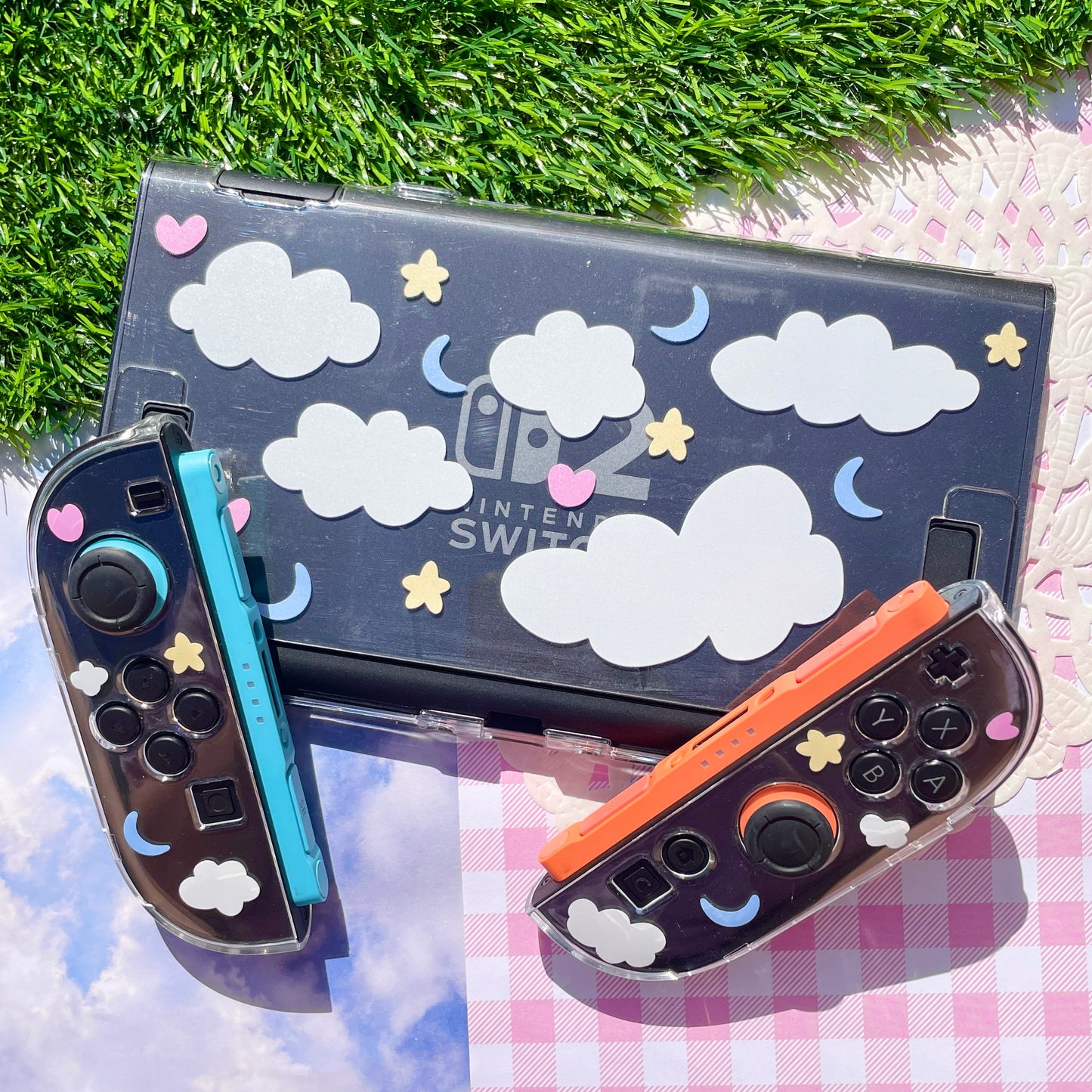 Dreamy Cloud Clear Nintendo Switch 2 Case
