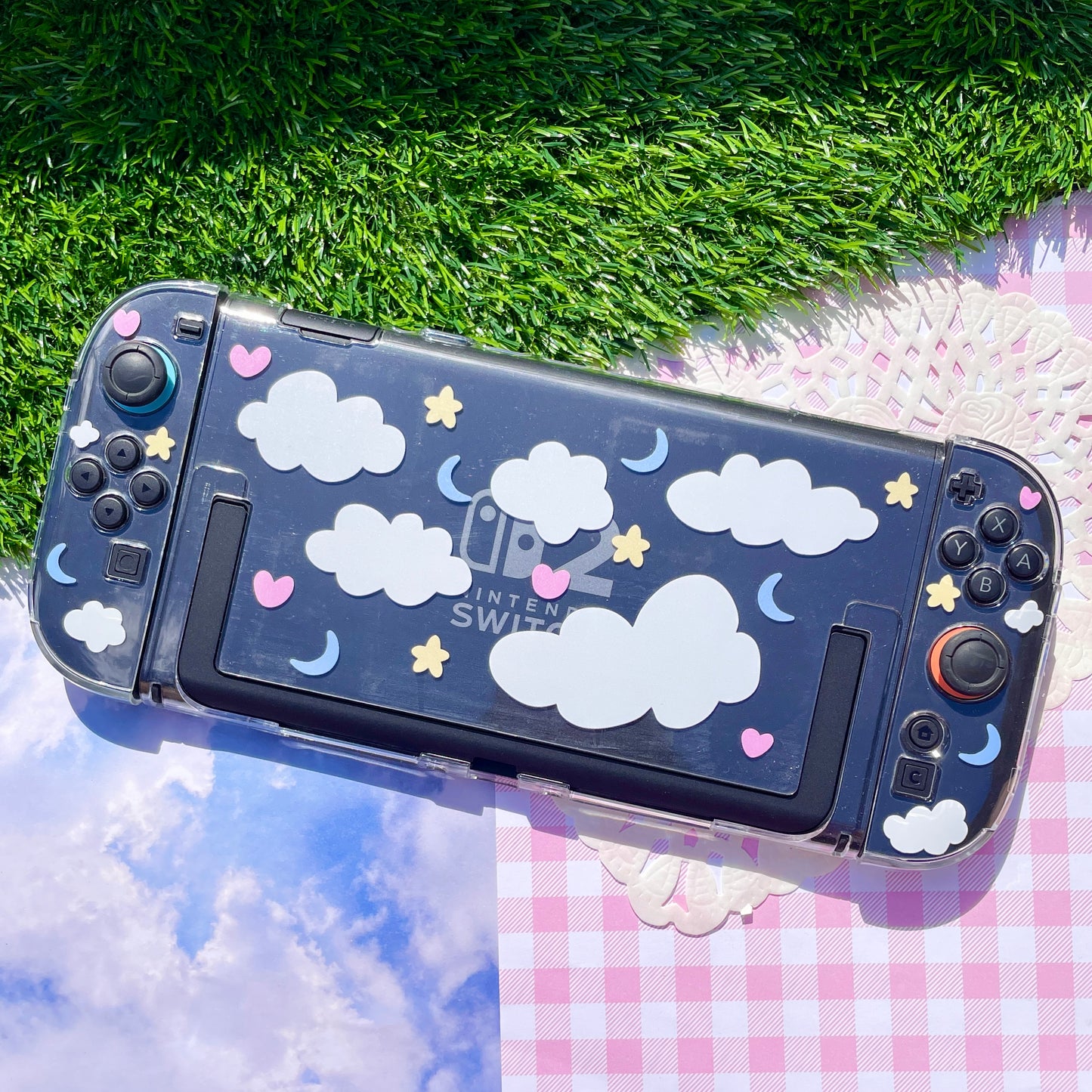 Dreamy Cloud Clear Nintendo Switch 2 Case