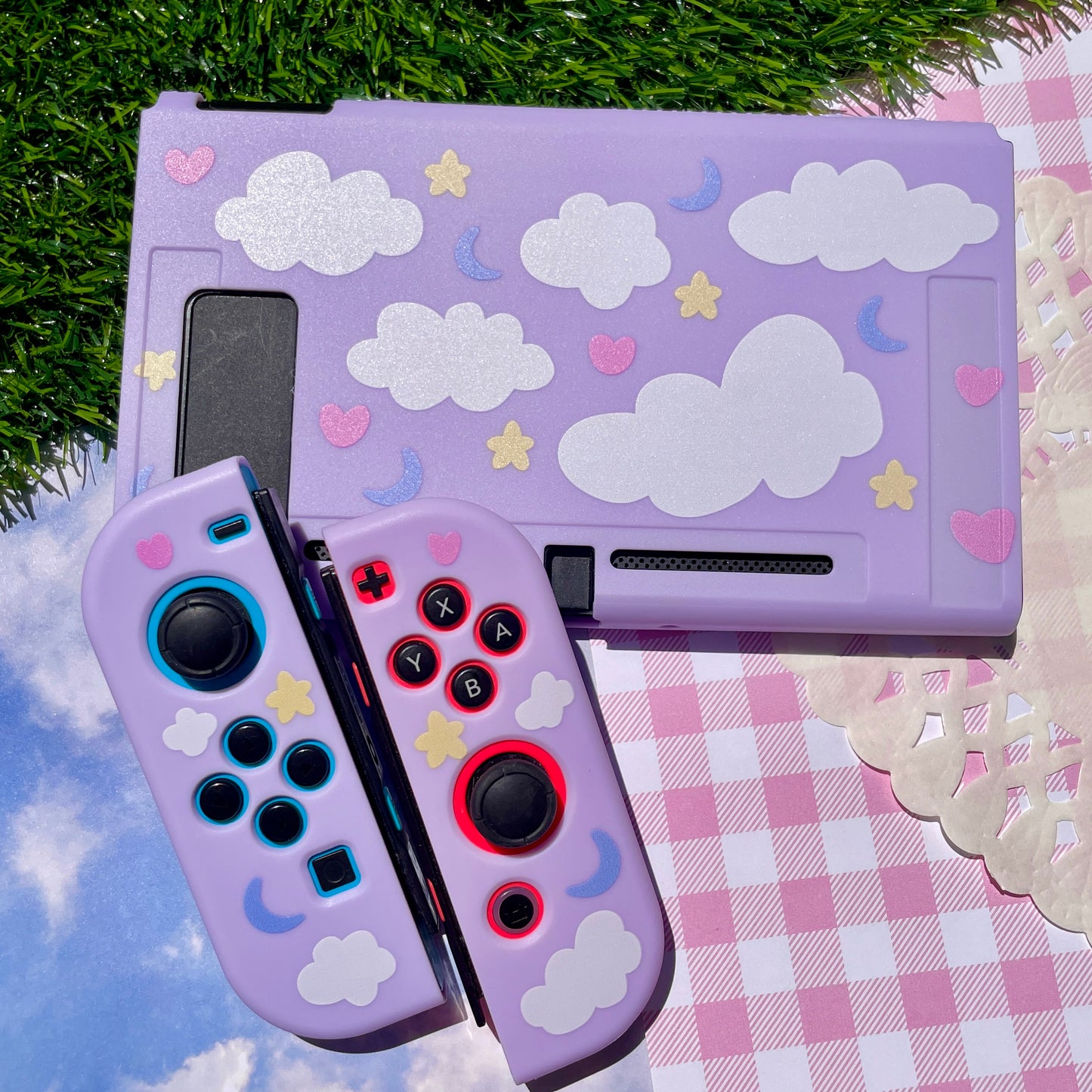 Purple Dreamy Cloud Nintendo Switch Case