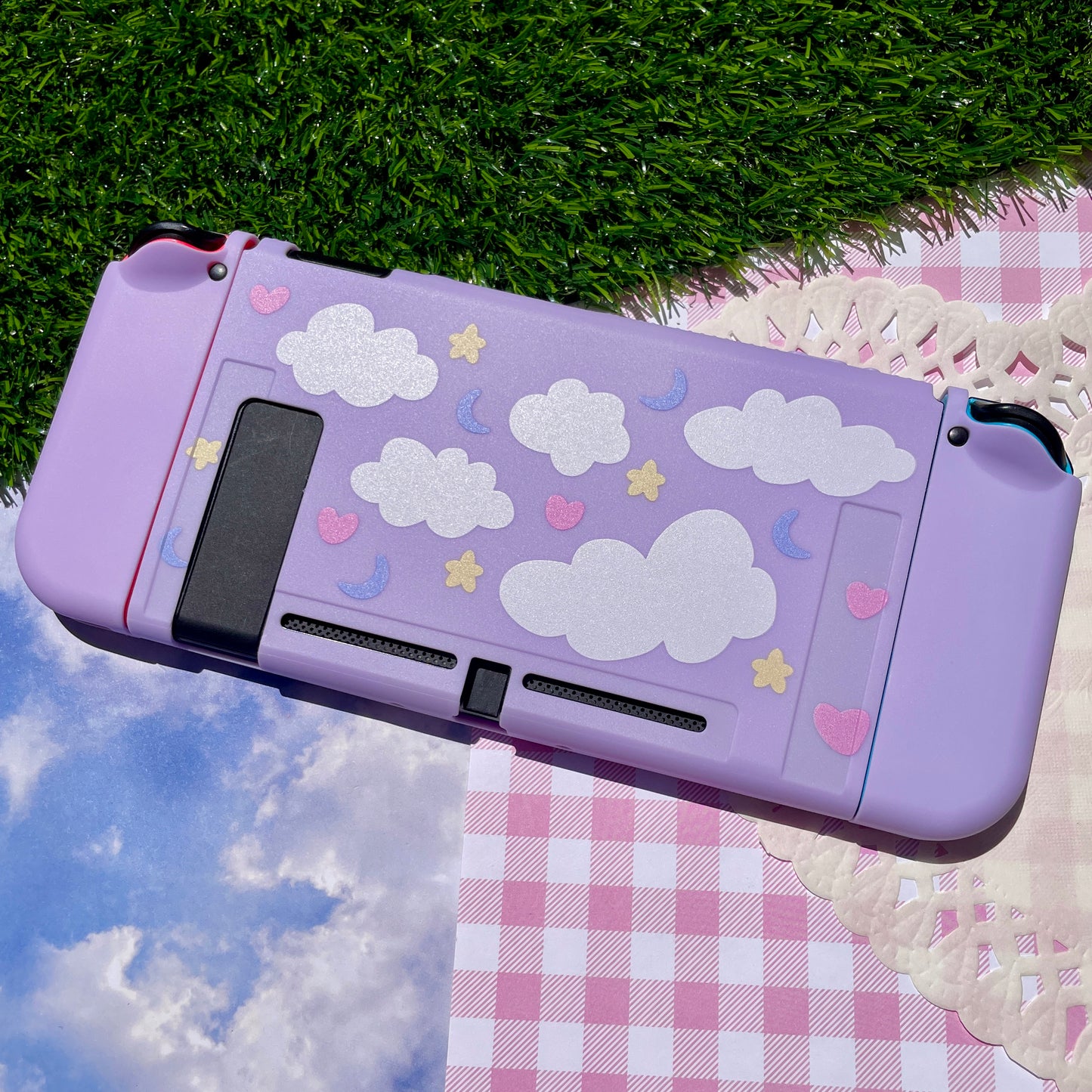 Purple Dreamy Cloud Nintendo Switch Case