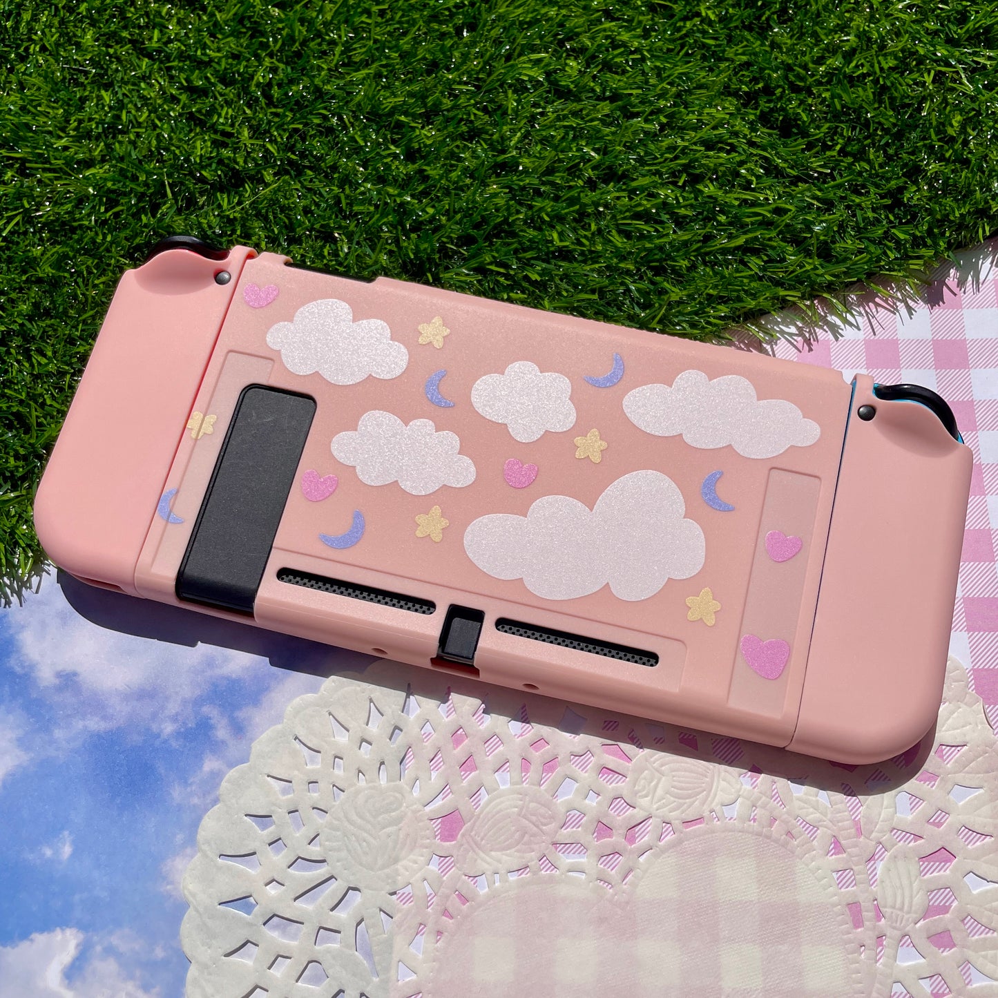 Pink Dreamy Cloud Nintendo Switch Case