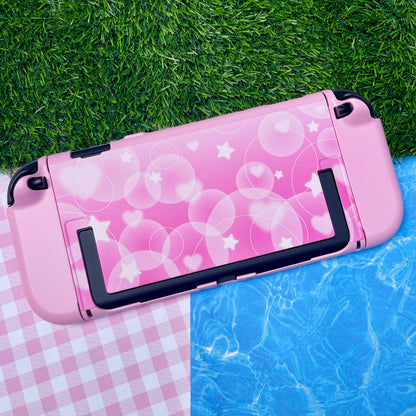 Pink Bubble Hard Nintendo Switch 2 Case
