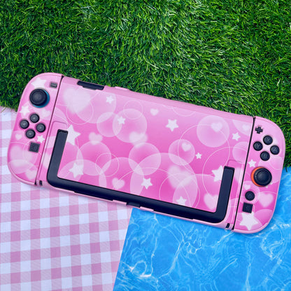 Pink Bubble Hard Nintendo Switch 2 Case
