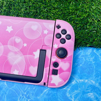 Pink Bubble Hard Nintendo Switch 2 Case