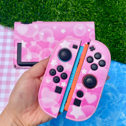 Pink Bubble Hard Nintendo Switch 2 Case