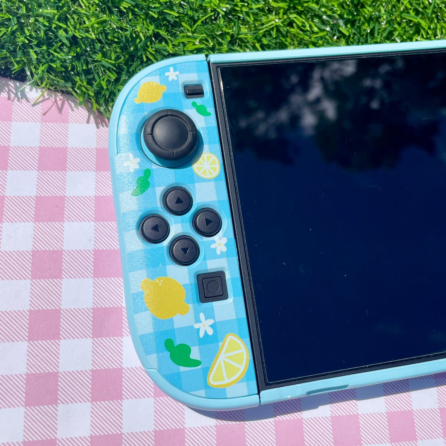 Lemon Gingham Hard Nintendo Switch 2 Case