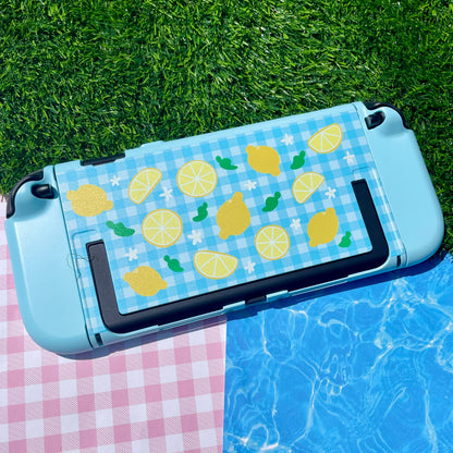 Lemon Gingham Hard Nintendo Switch 2 Case