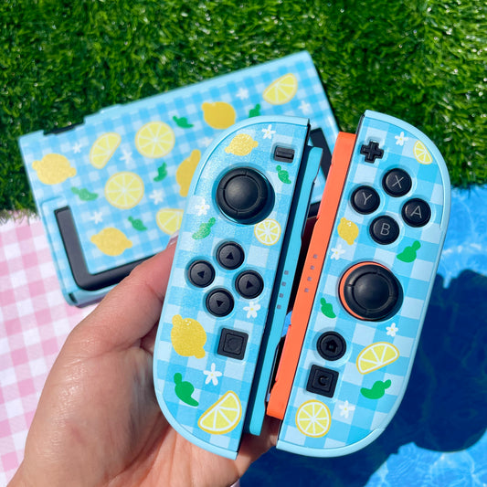 Lemon Gingham Hard Nintendo Switch 2 Case