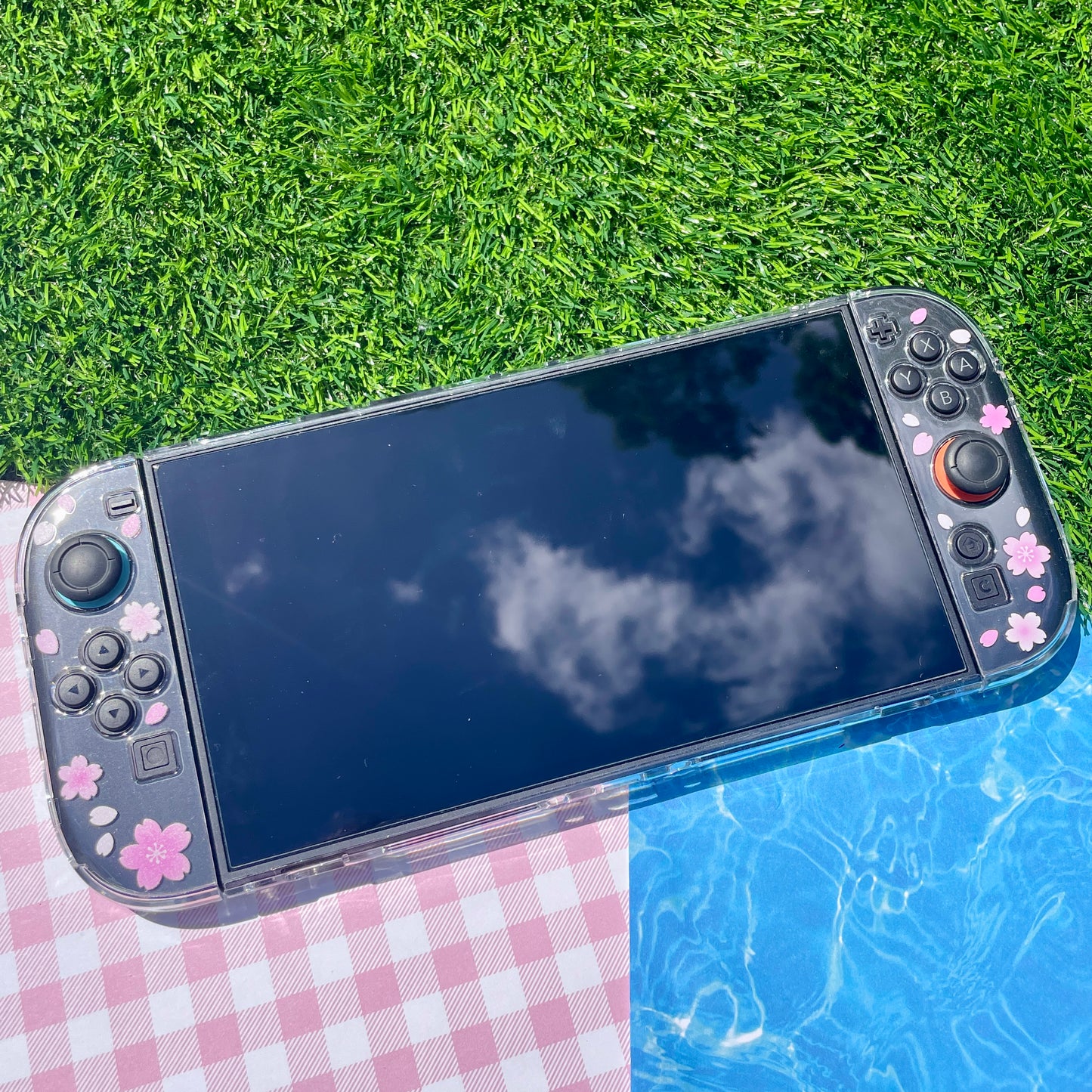 Sakura Clear Nintendo Switch 2 Case