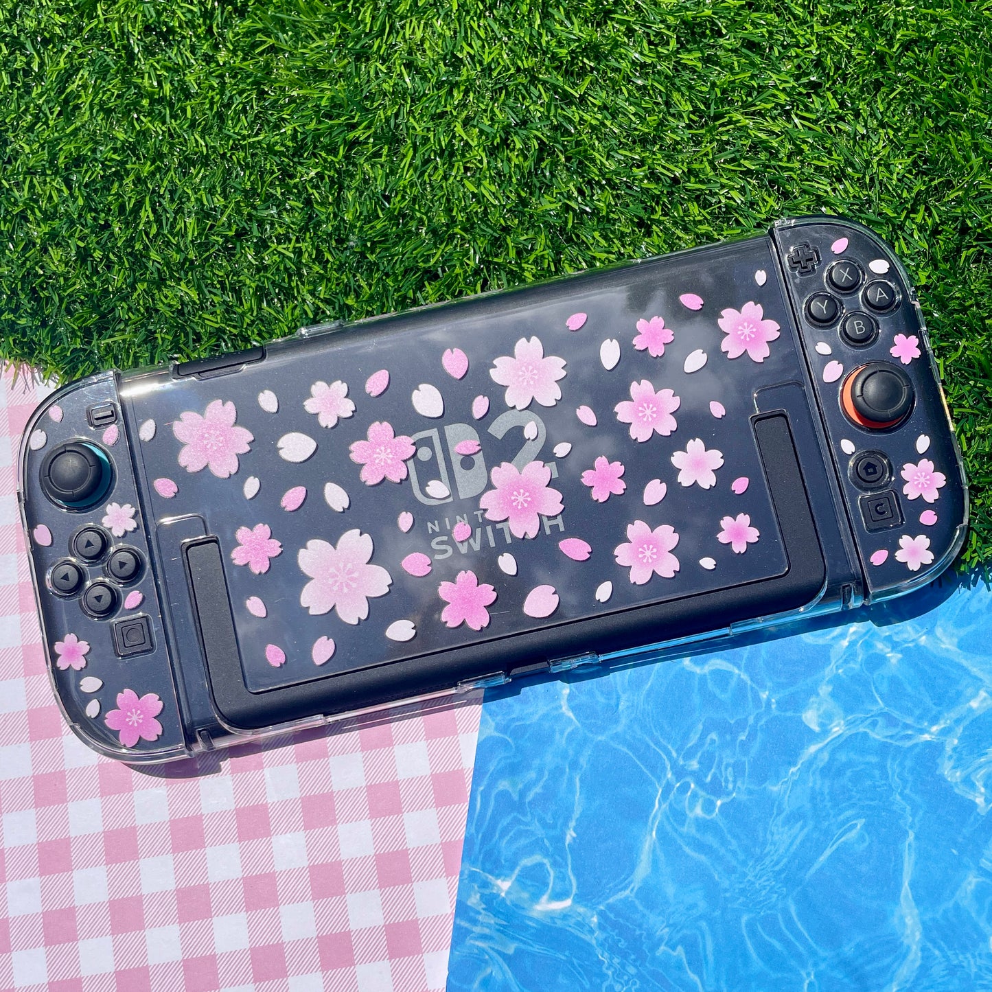 Sakura Clear Nintendo Switch 2 Case