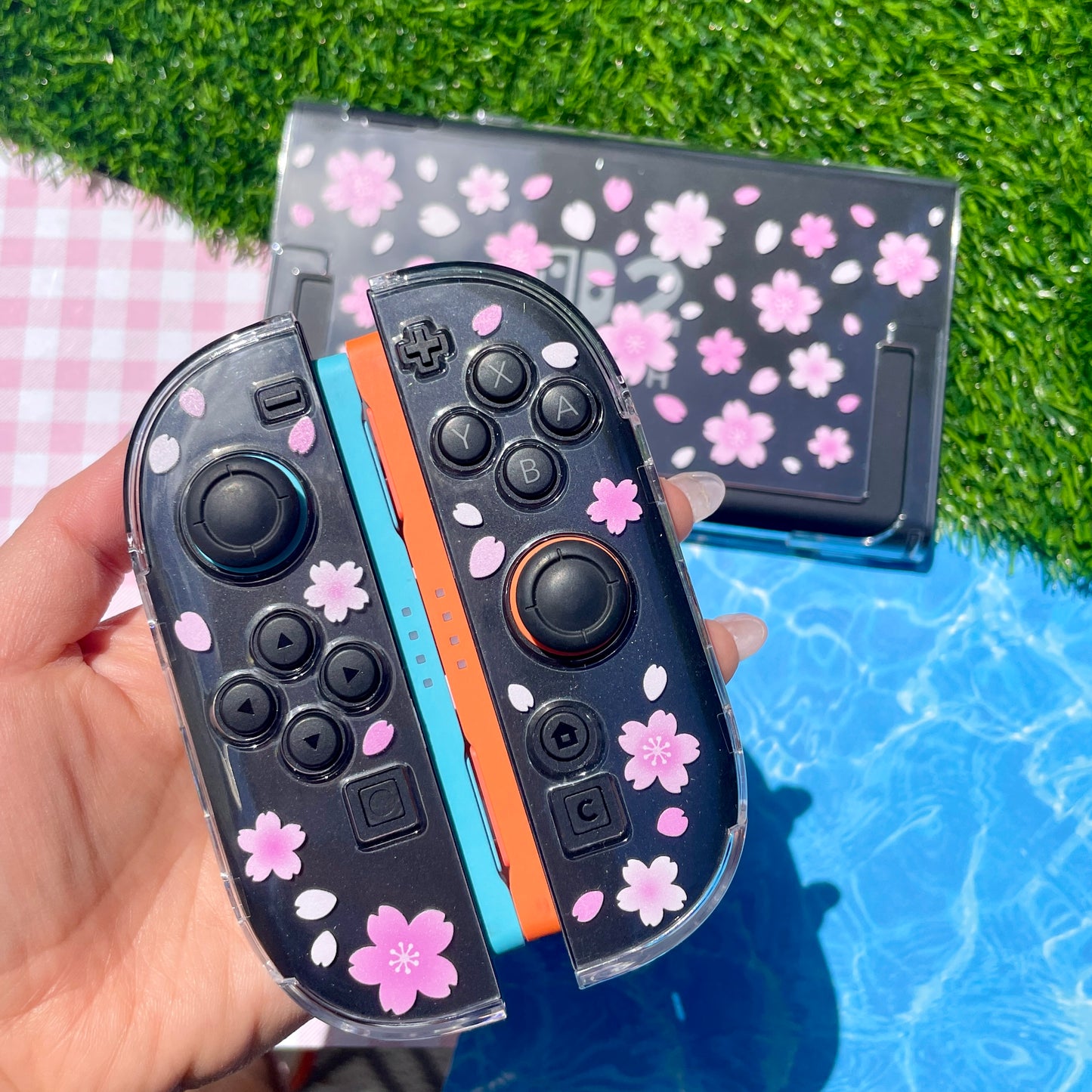 Sakura Clear Nintendo Switch 2 Case