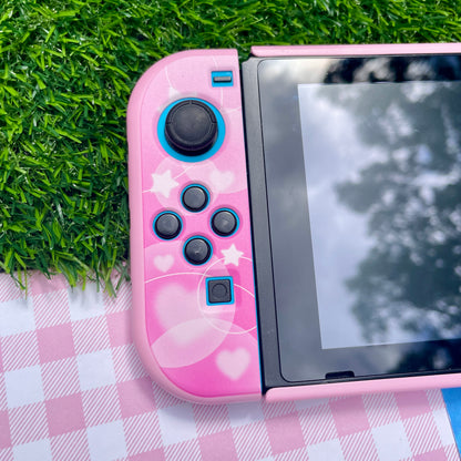Pink Bubble Hard Nintendo Switch Case