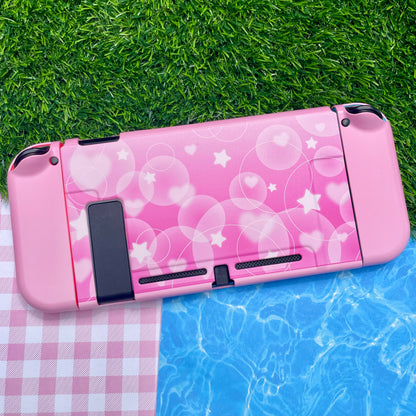 Pink Bubble Hard Nintendo Switch Case