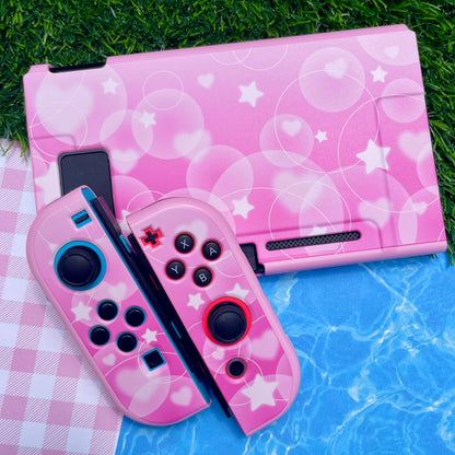Pink Bubble Hard Nintendo Switch Case