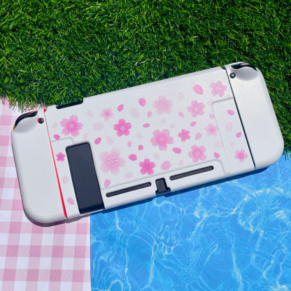 Sakura White Hard Nintendo Switch Case