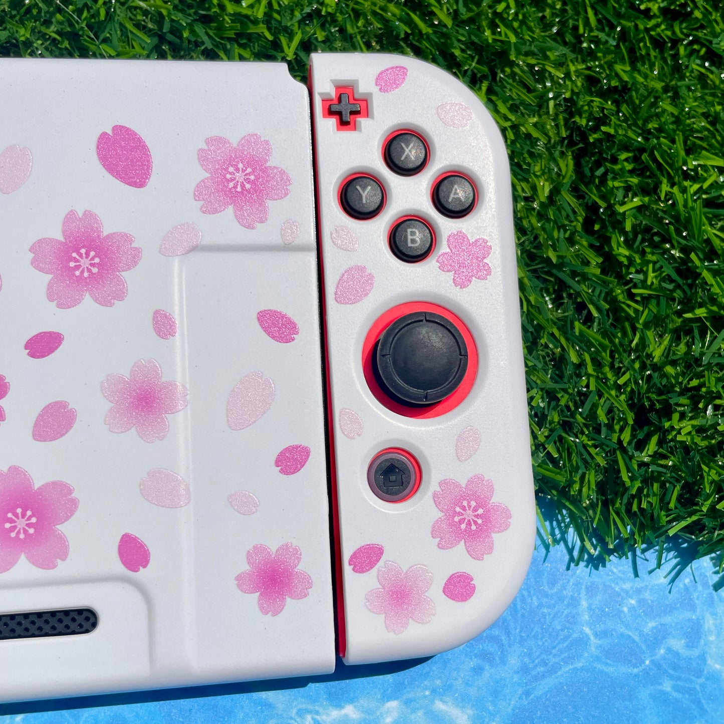 Sakura White Hard Nintendo Switch Case