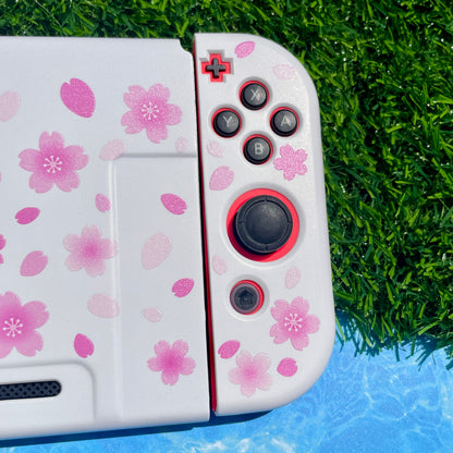 Sakura White Hard Nintendo Switch Case
