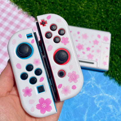 Sakura White Hard Nintendo Switch Case