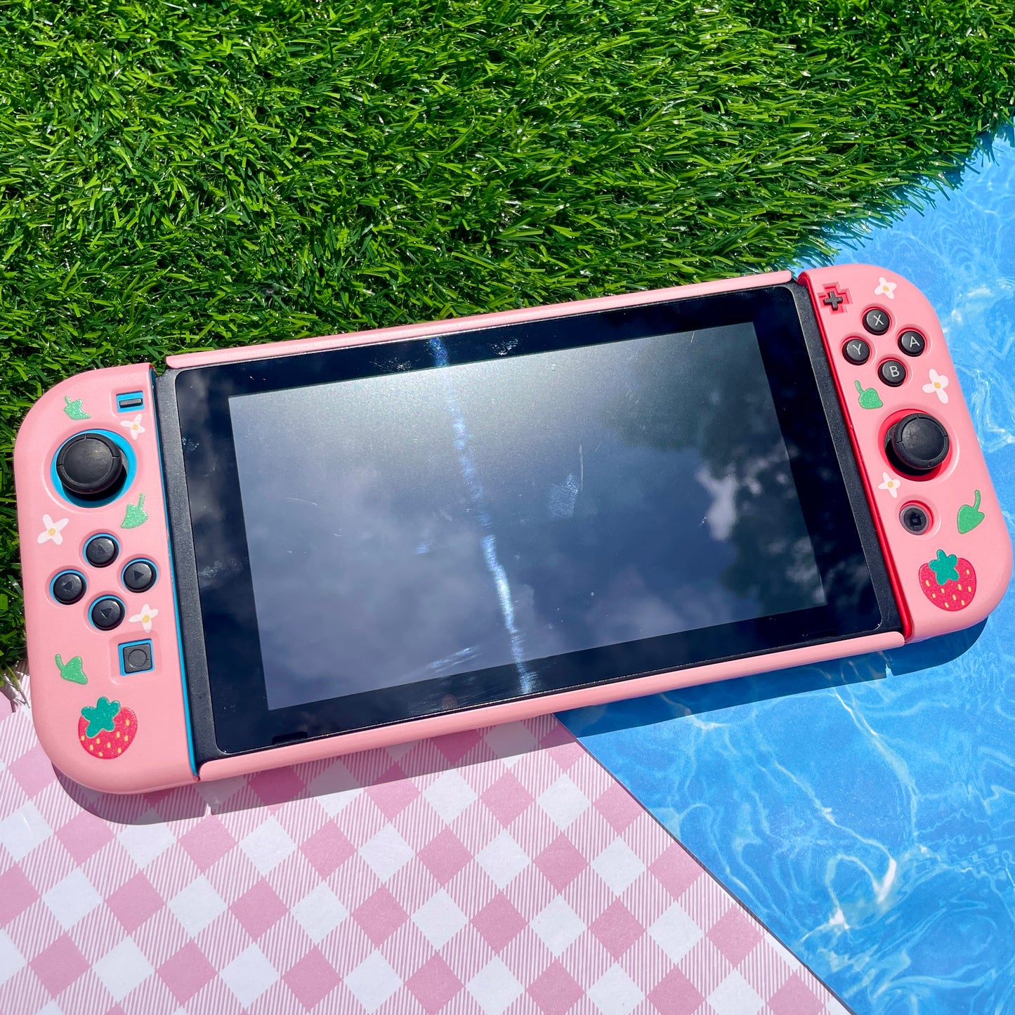 Strawberry Hard Nintendo Switch Case