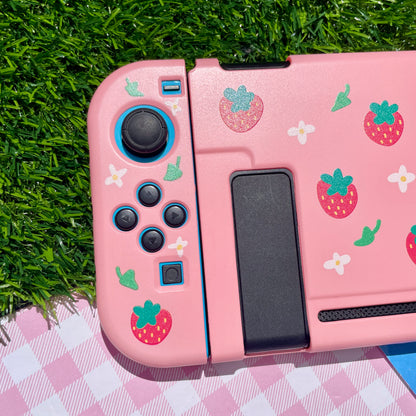 Strawberry Hard Nintendo Switch Case