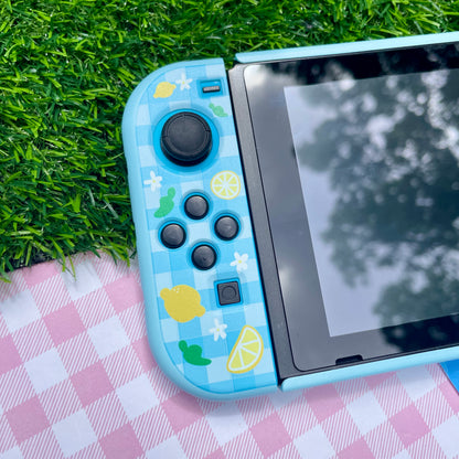 Lemon Gingham Hard Nintendo Switch Case