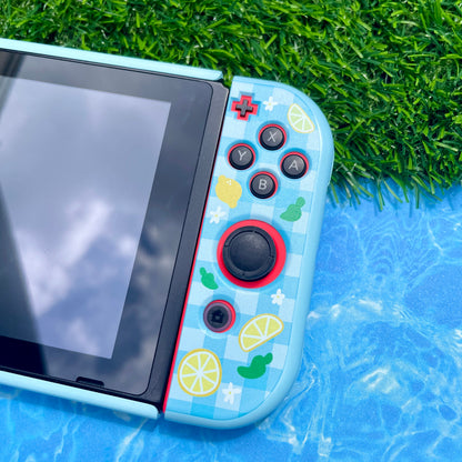 Lemon Gingham Hard Nintendo Switch Case