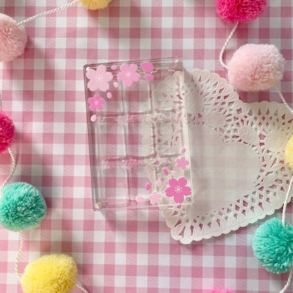 Clear Sakura 9-Slot Switch Game Case