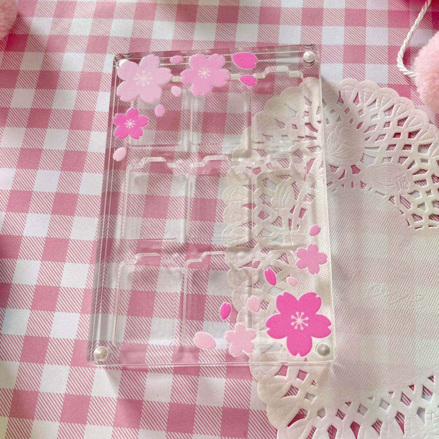 Clear Sakura 9-Slot Switch Game Case