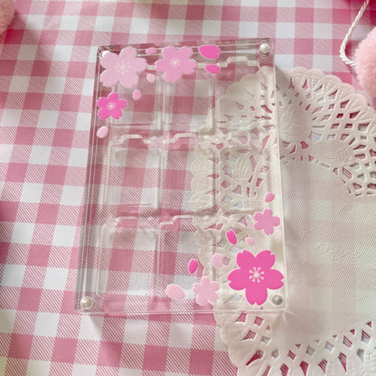 Clear Sakura 9-Slot Switch Game Case