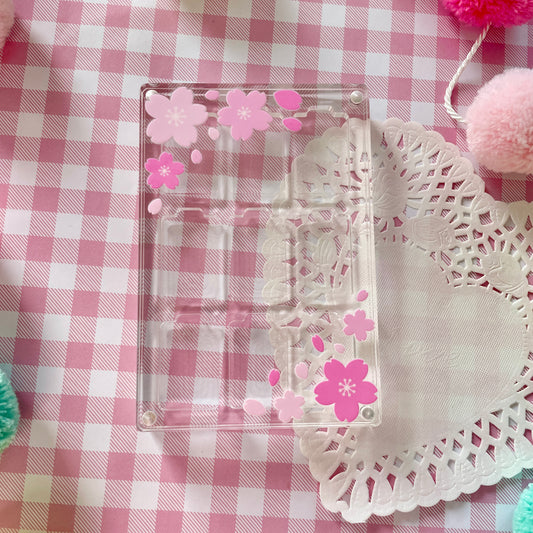 Clear Sakura 9-Slot Switch Game Case