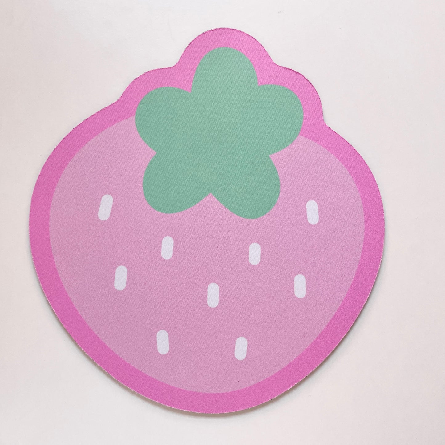 Pink Strawberry Mouse Pad image 1